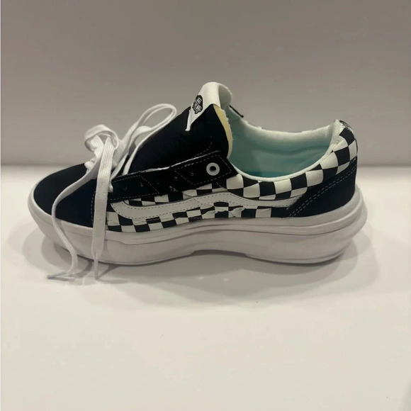 Vans OLD SKOOL OVERT COMFYCUSH Checkerboard Unisex Men’s Size 10 NWT - Picture 4 of 10